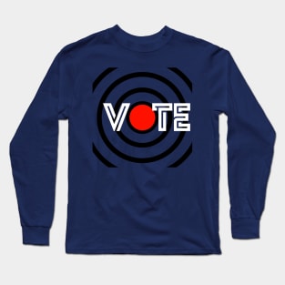 Vote Awesome Design Long Sleeve T-Shirt